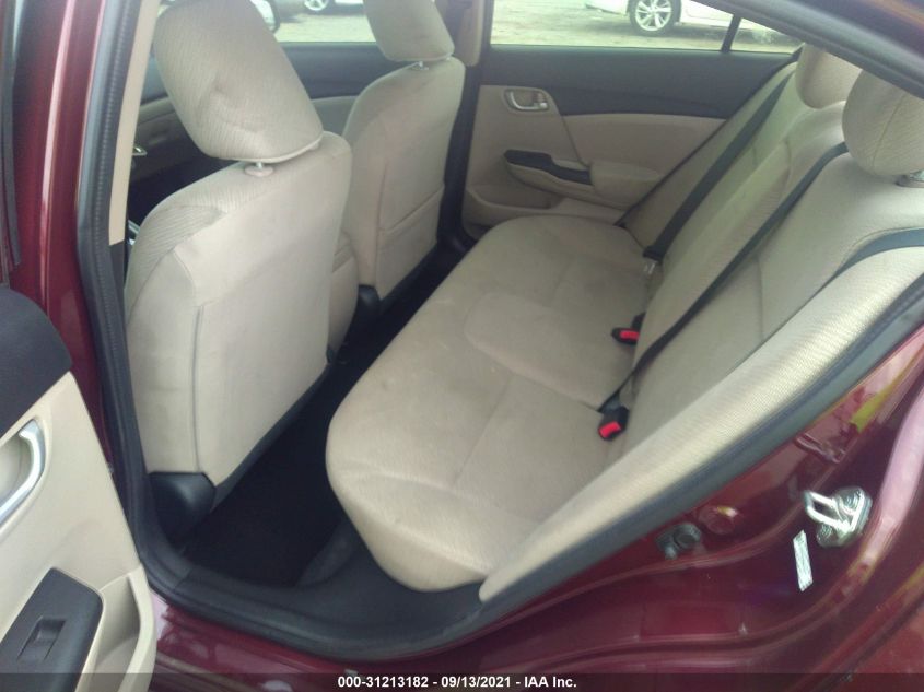 2013 HONDA CIVIC SDN LX 19XFB2F54DE257159