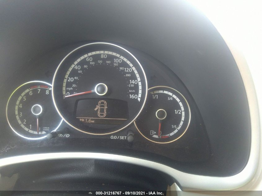 2013 VOLKSWAGEN BEETLE COUPE 2.5L W/SUN 3VWJX7ATXDM657907