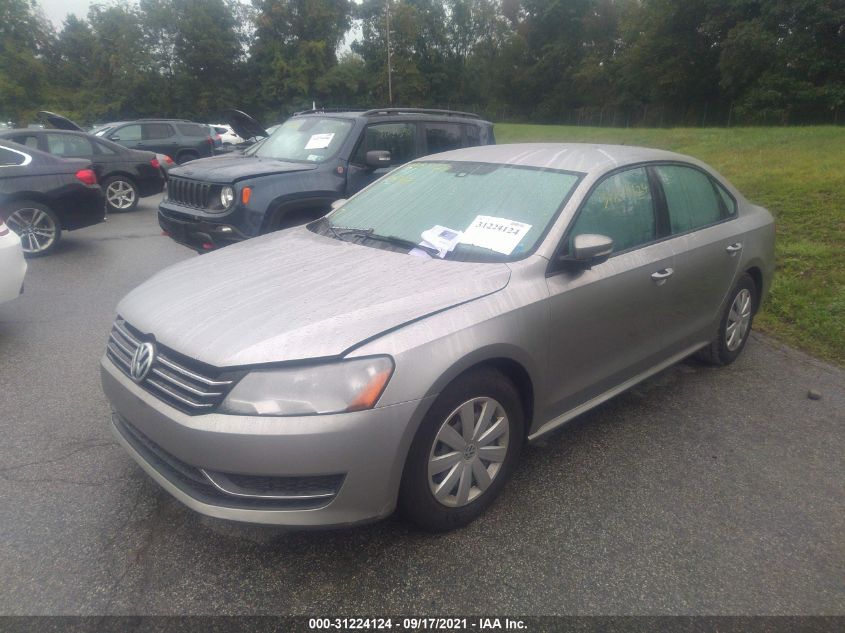 2013 VOLKSWAGEN PASSAT S 1VWAP7A37DC055029