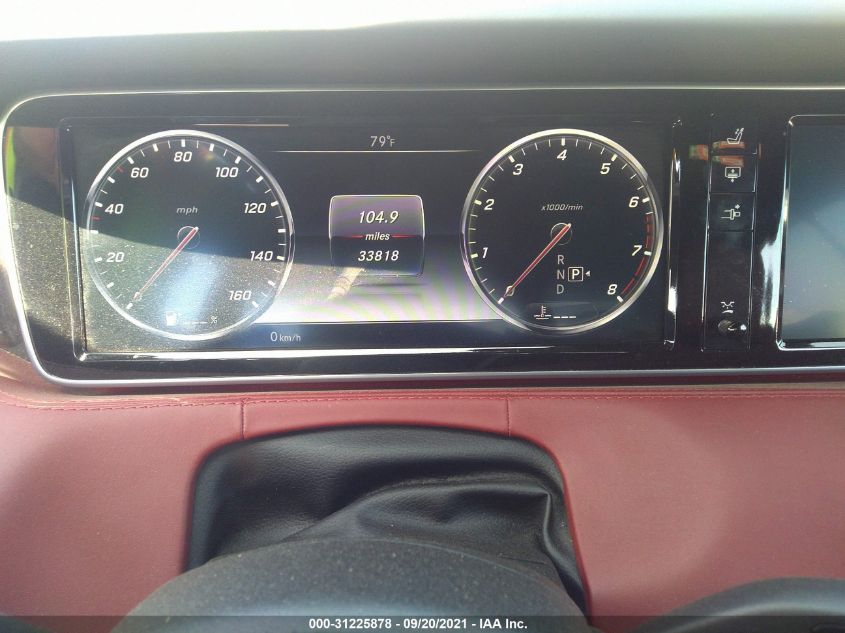 2016 MERCEDES-BENZ S-CLASS S 550 WDDXJ8FB0GA016079