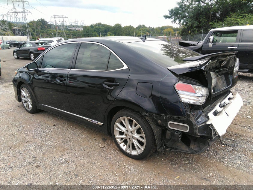 2010 LEXUS HS VIN: JTHBB1BAXA2008917