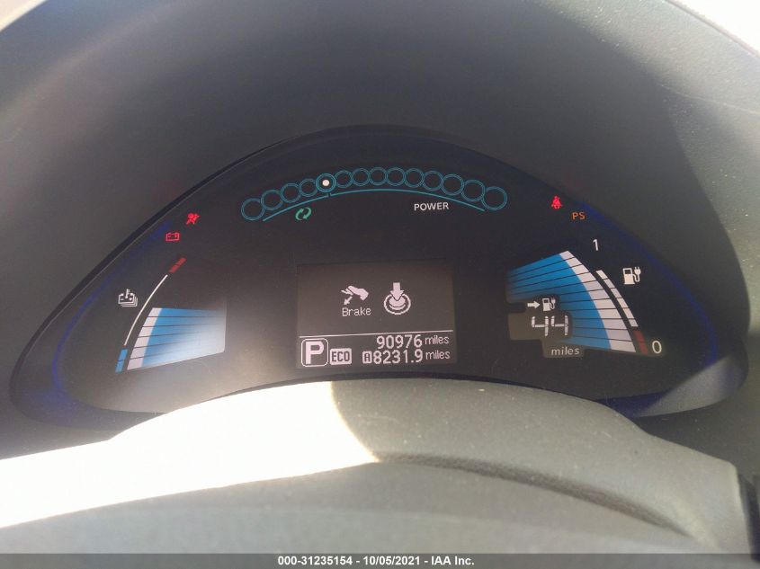 2013 NISSAN LEAF SV 1N4AZ0CP0DC402839