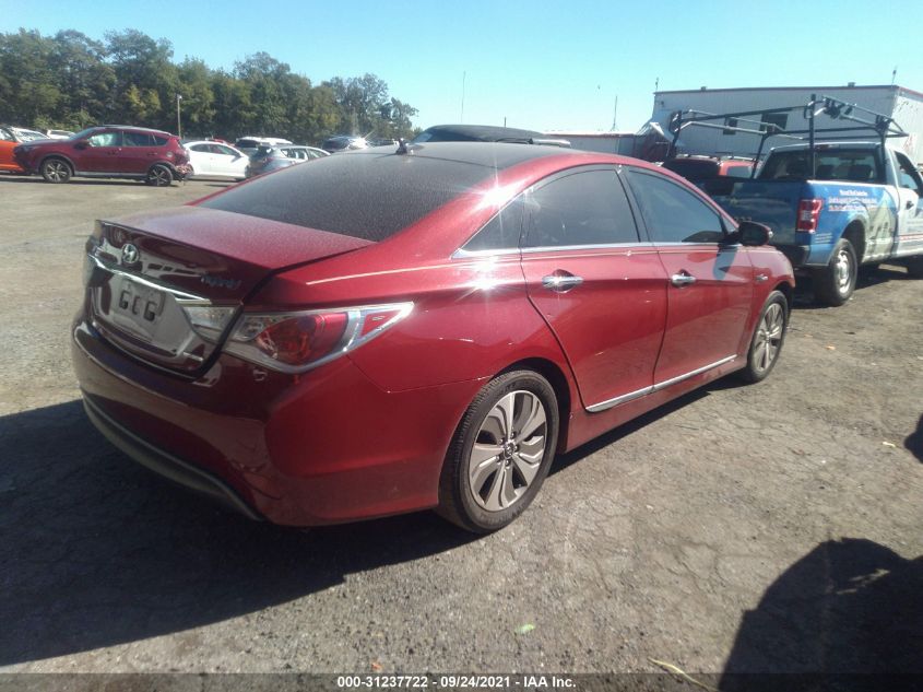 2014 HYUNDAI SONATA HYBRID LIMITED KMHEC4A41EA103852