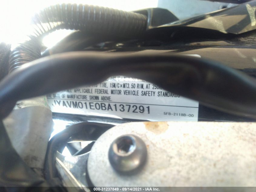 2011 YAMAHA XVS650 A/AT JYAVM01E0BA137291