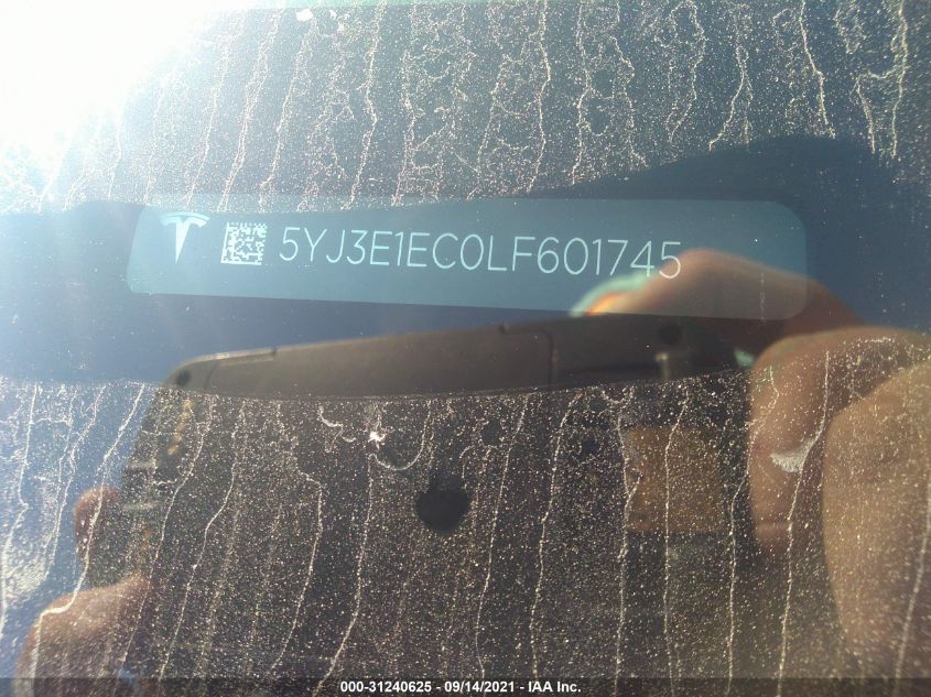 2020 TESLA MODEL 3 PERFORMANCE 5YJ3E1EC0LF601745