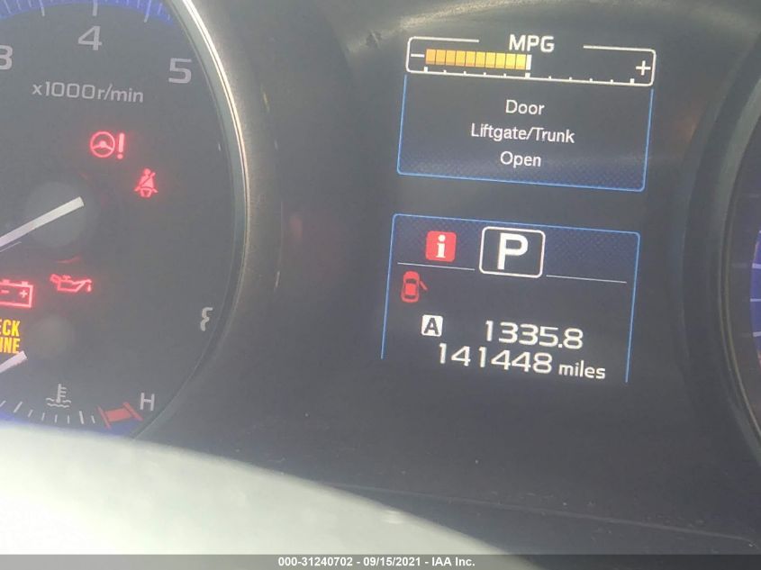 2015 SUBARU LEGACY 2.5I LIMITED 4S3BNBJ66F3035240