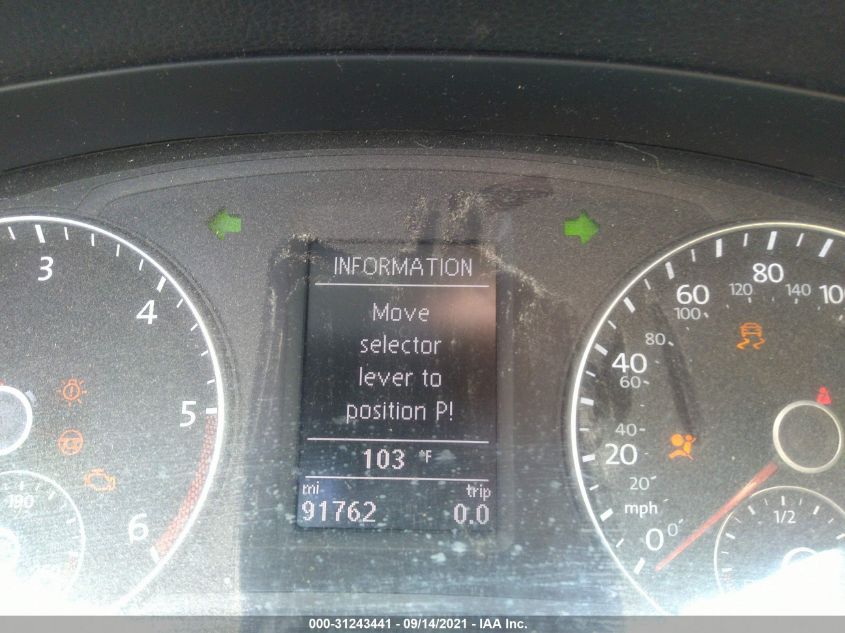 2013 VOLKSWAGEN PASSAT TDI SE W/SUNROOF 1VWBN7A37DC126451