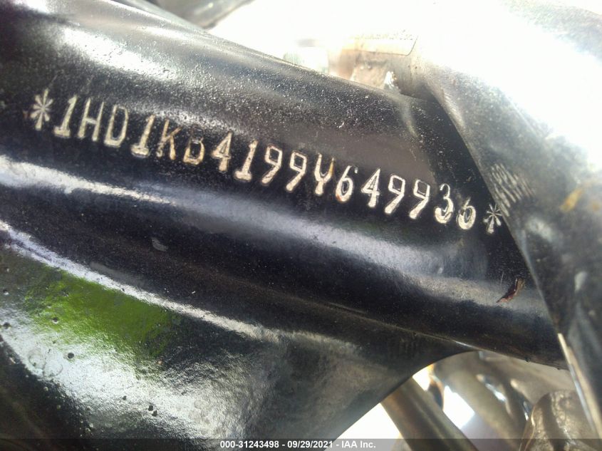 2009 HARLEY-DAVIDSON FLHX 1HD1KB4199Y649936