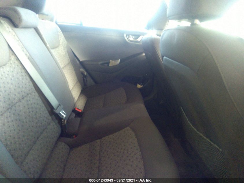 2017 HYUNDAI IONIQ HYBRID BLUE KMHC65LC5HU057132
