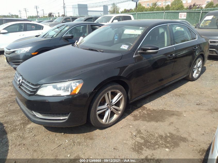 2014 VOLKSWAGEN PASSAT TDI SE W/SUNROOF 1VWBN7A39EC001873