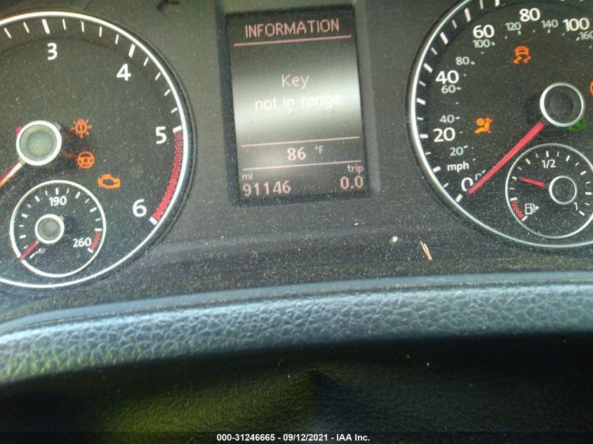 2014 VOLKSWAGEN PASSAT TDI SE W/SUNROOF 1VWBN7A39EC001873