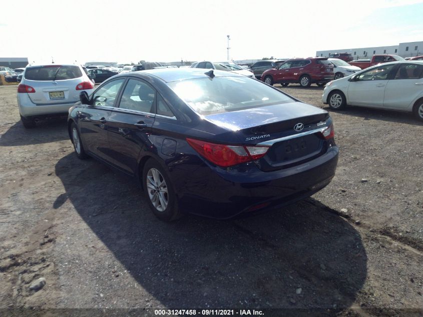 2013 HYUNDAI SONATA GLS PZEV 5NPEB4AC2DH668486