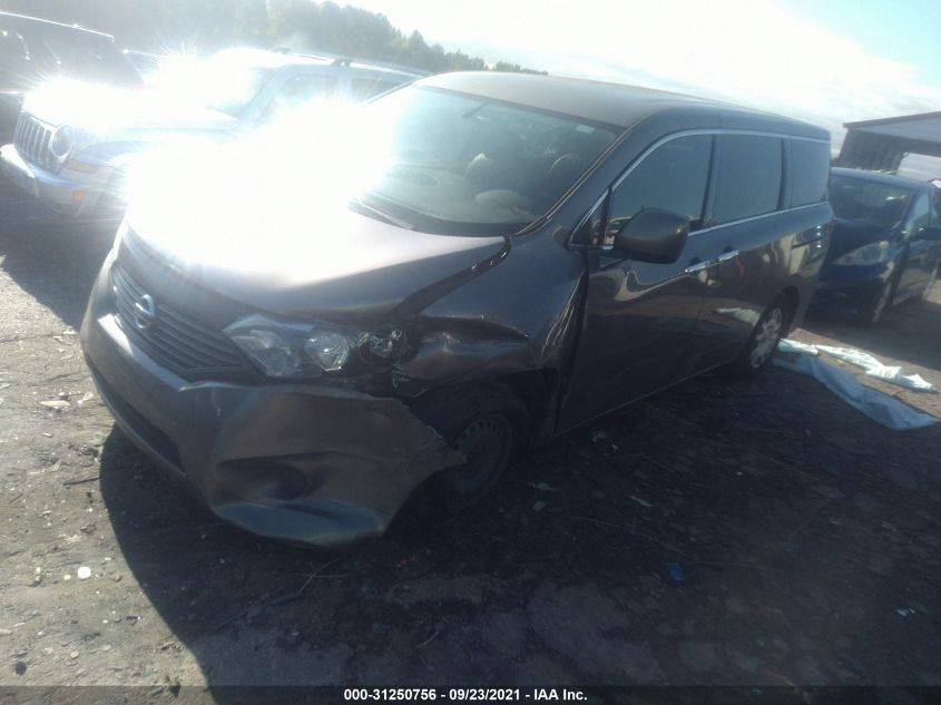 2014 NISSAN QUEST S JN8AE2KPXE9100397