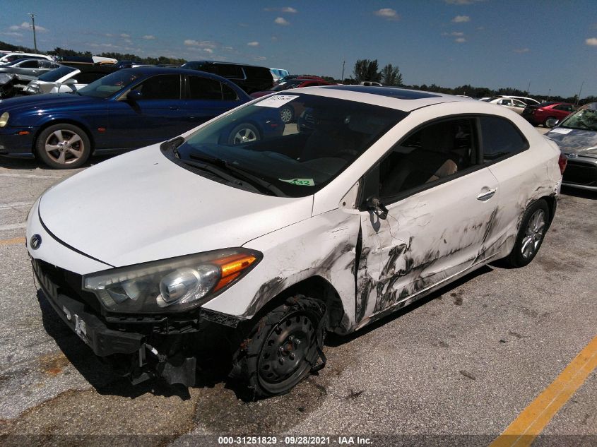 2014 KIA FORTE KOUP EX KNAFX6A86E5219582
