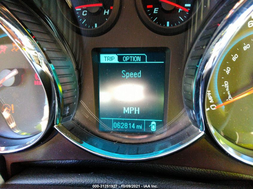 2014 CHEVROLET CRUZE 2LT 1G1PE5SB4E7280489