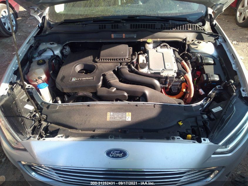 2019 FORD FUSION HYBRID SEL 3FA6P0MU5KR189451