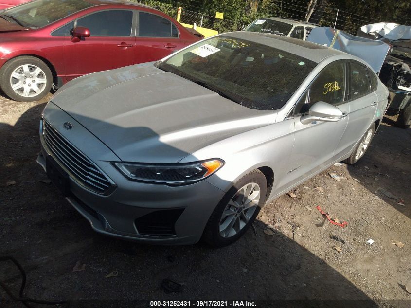 2019 FORD FUSION HYBRID SEL 3FA6P0MU5KR189451