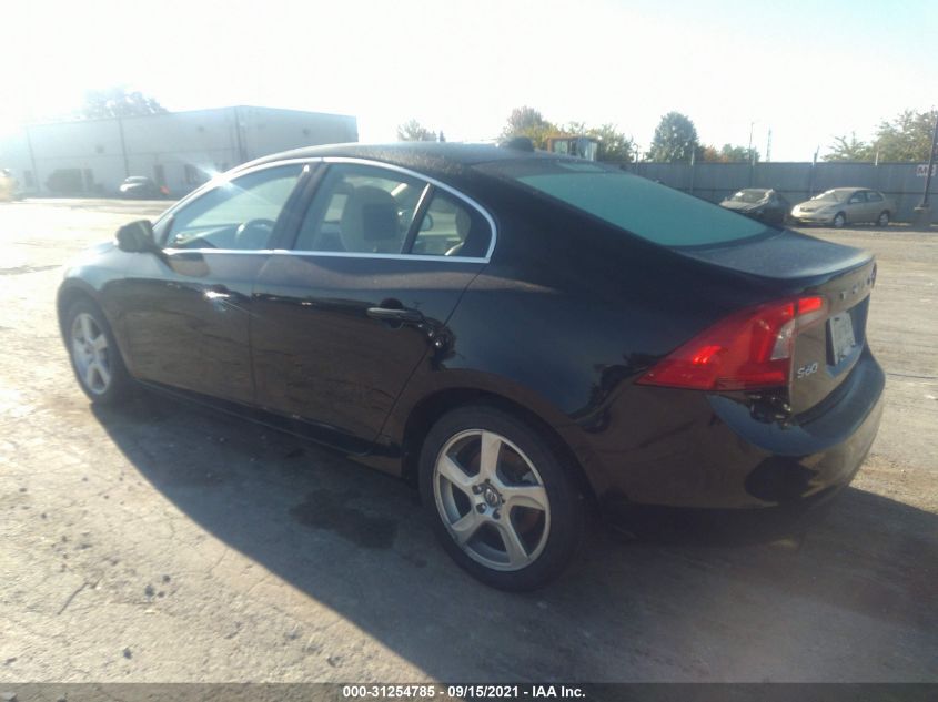 2013 VOLVO S60 T5 YV1612FS9D2187738