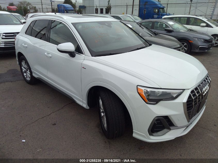 2021 AUDI Q3 S LINE PREMIUM WA1DECF30M1131476