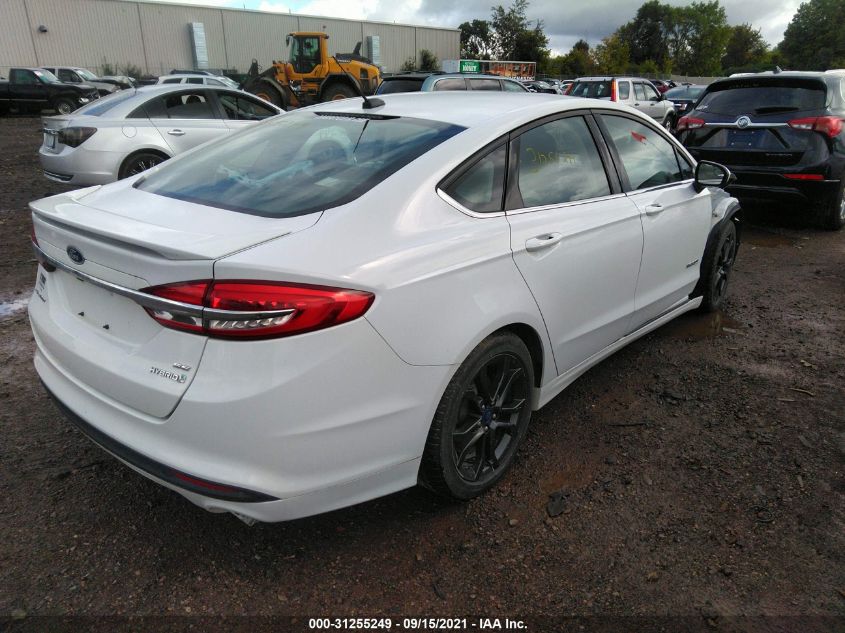 2018 FORD FUSION HYBRID SE 3FA6P0LU6JR103242