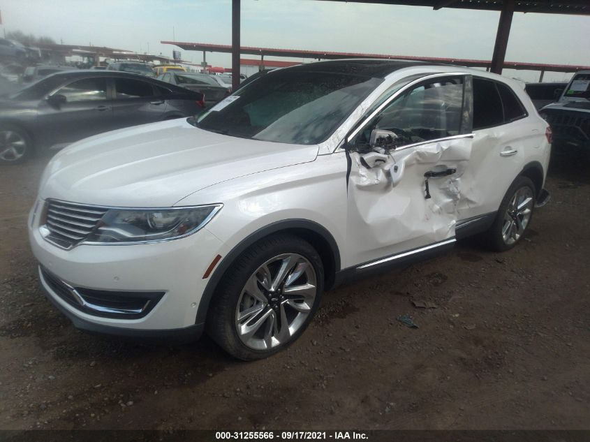 2017 LINCOLN MKX RESERVE 2LMPJ8LP6HBL39116