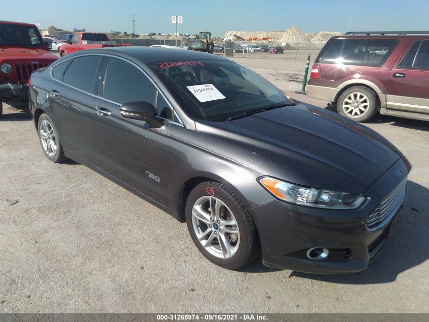 2016 FORD FUSION ENERGI TITANIUM 3FA6P0SU9GR373981