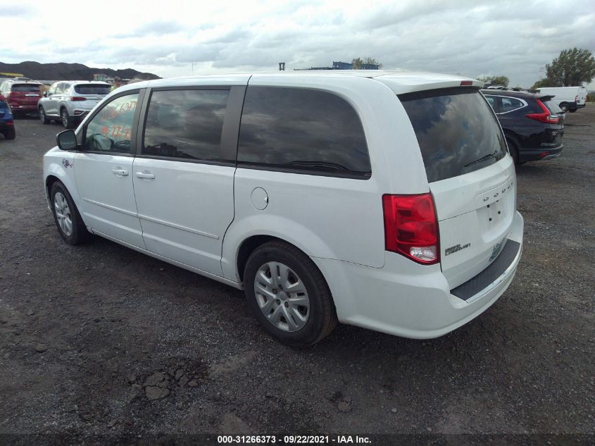 2014 DODGE GRAND CARAVAN SE 2C4RDGBGXER400868