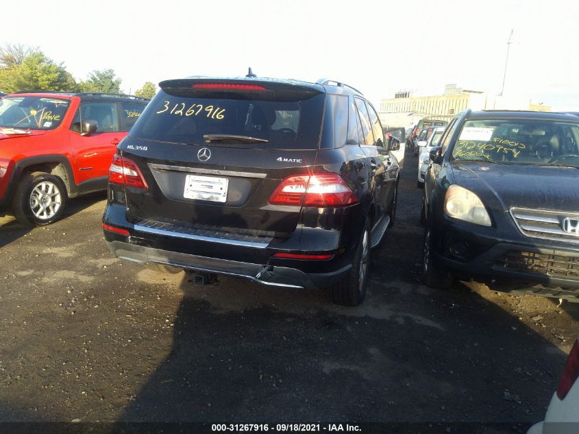 2013 MERCEDES-BENZ M-CLASS ML 350 4JGDA5HB6DA163507