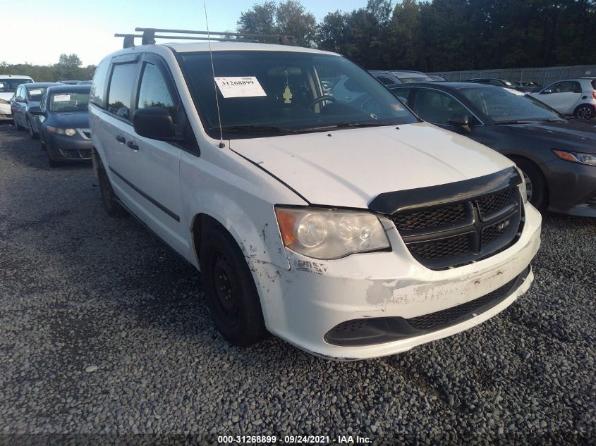 2013 RAM CARGO VAN TRADESMAN 2C4JRGAG9DR596509