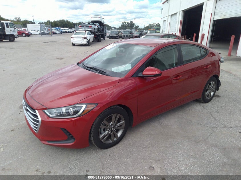 2017 HYUNDAI ELANTRA VIN: 5NPD84LFXHH160001