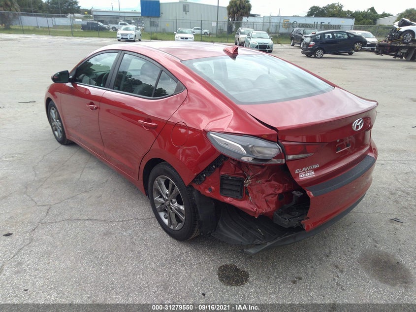 2017 HYUNDAI ELANTRA VIN: 5NPD84LFXHH160001