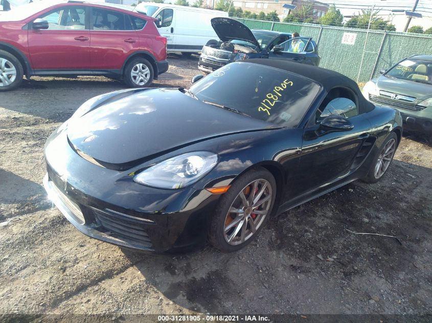 2018 PORSCHE 718 BOXSTER S/GTS WP0CB2A87JS228350