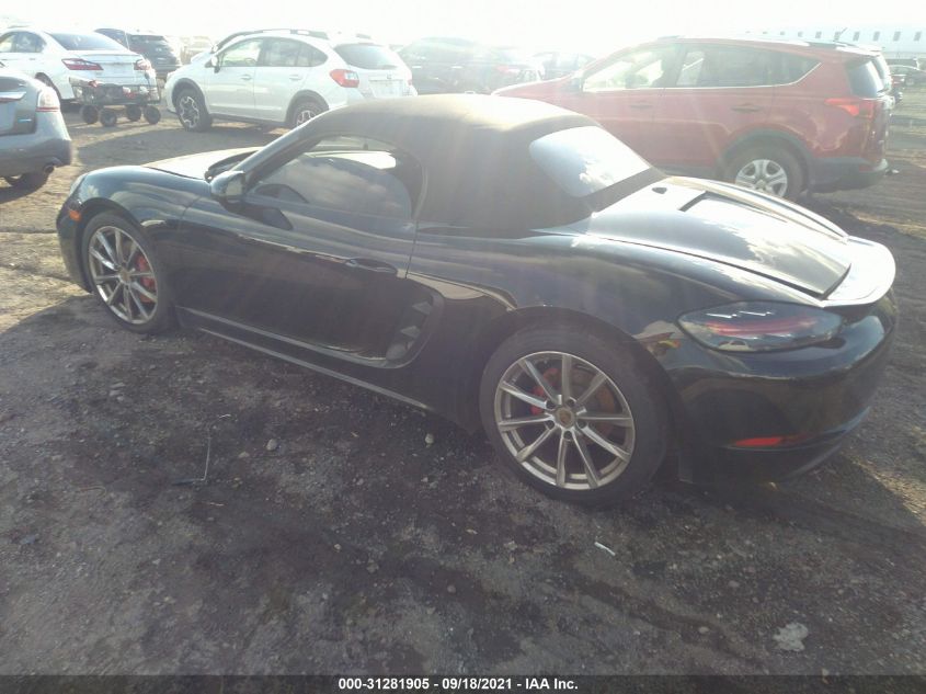2018 PORSCHE 718 BOXSTER S/GTS WP0CB2A87JS228350