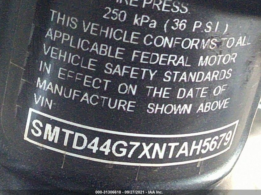 2022 TRIUMPH MOTORCYCLE STREET SCRAMBLER SMTD44G7XNTAH5679
