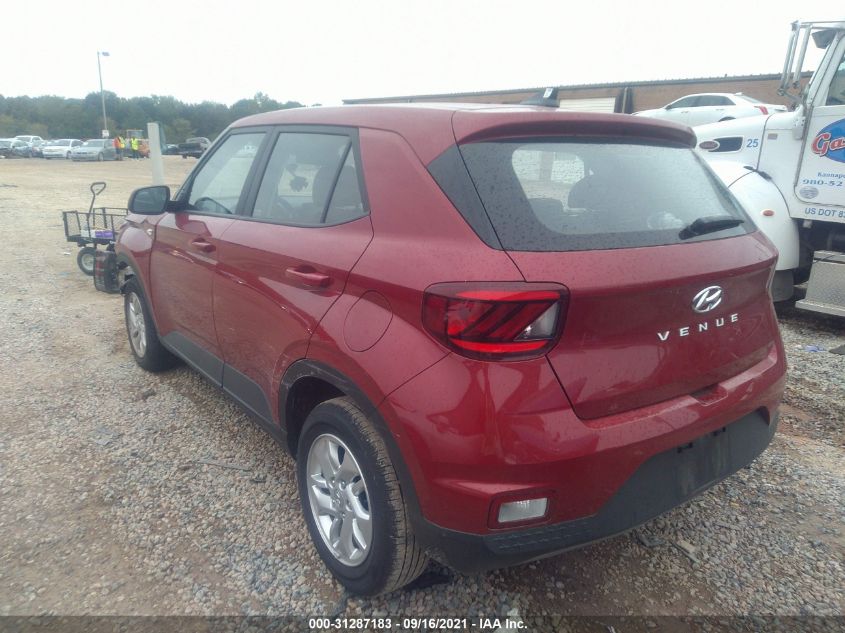 2021 HYUNDAI VENUE SE KMHRB8A33MU083183
