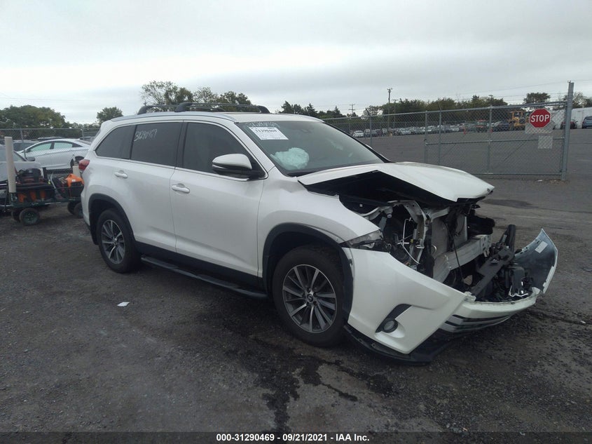 TOYOTA HIGHLANDER 2019. Lot# 31290469. VIN 5TDJZRFH2KS599561. Photo 1