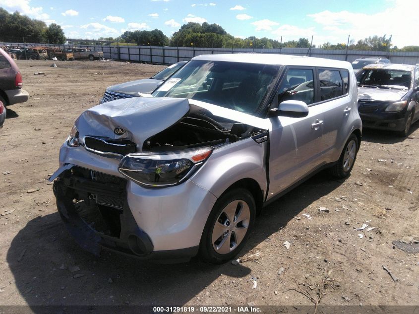2016 KIA SOUL BASE KNDJN2A26G7865333