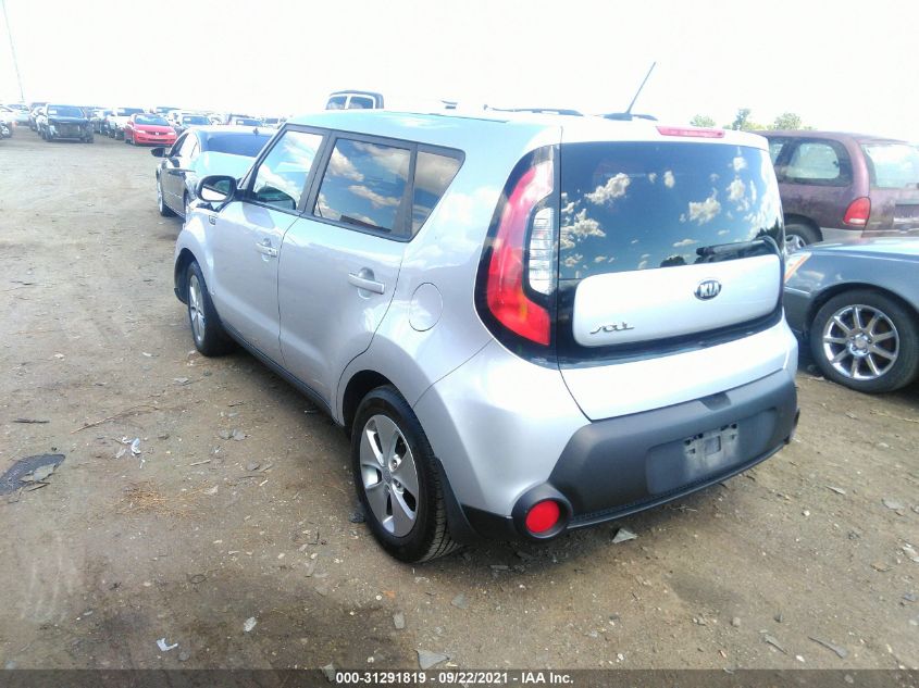 2016 KIA SOUL BASE KNDJN2A26G7865333