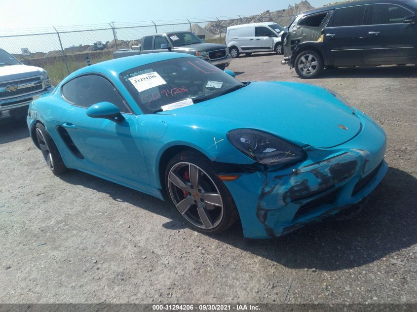 2020 PORSCHE 718 CAYMAN, VIN: WP0AB2A82LK275117