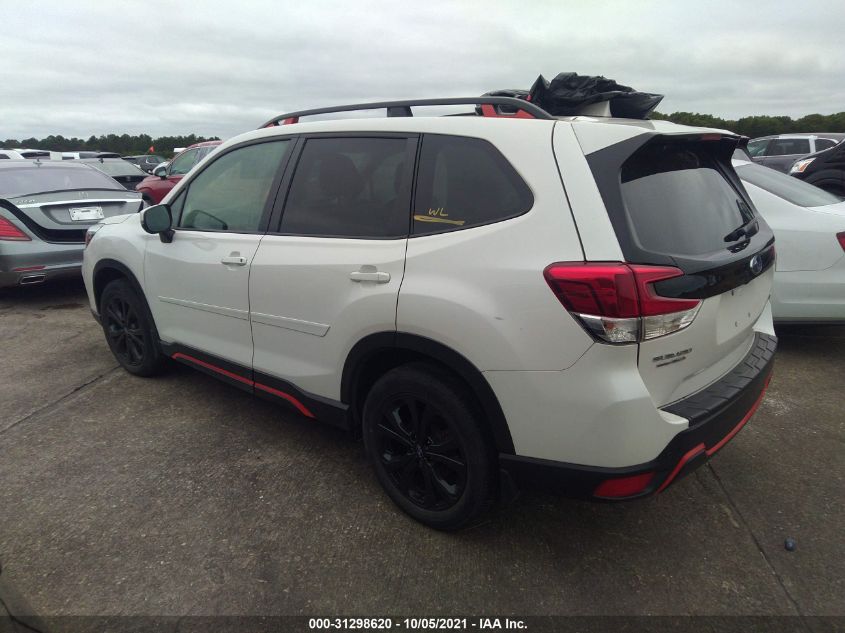 2019 SUBARU FORESTER SPORT JF2SKAKC4KH419927