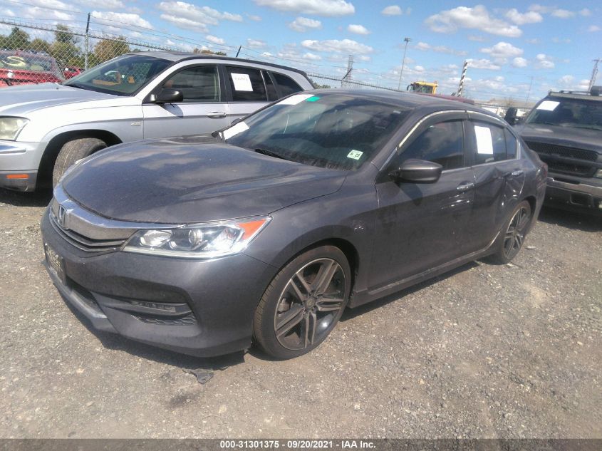 2017 HONDA ACCORD SEDAN SPORT 1HGCR2F50HA277238