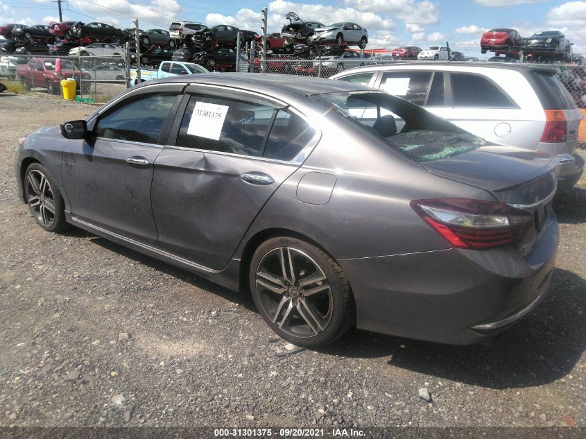 2017 HONDA ACCORD SEDAN SPORT 1HGCR2F50HA277238