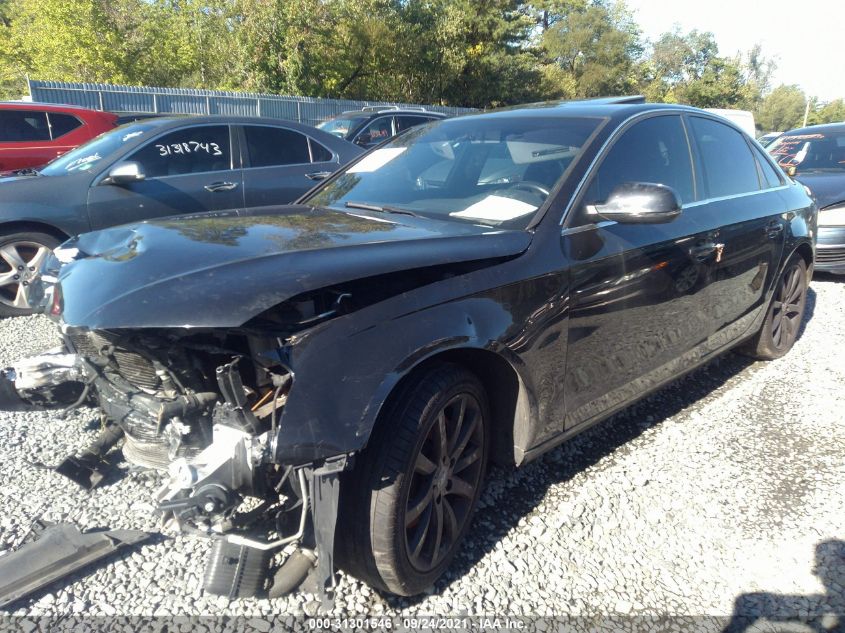 2013 AUDI A4 PREMIUM PLUS WAUEFAFL8DN042868