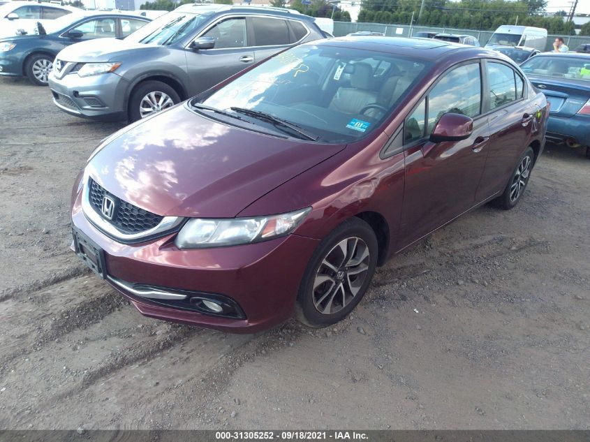 2013 HONDA CIVIC SDN EX-L 19XFB2F9XDE226033