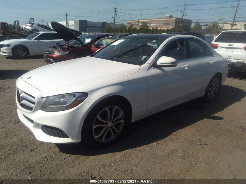 2016 MERCEDES-BENZ C-CLASS C 300 55SWF4KB3GU144540