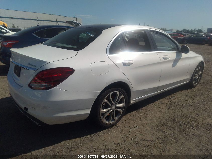 2016 MERCEDES-BENZ C-CLASS C 300 55SWF4KB3GU144540
