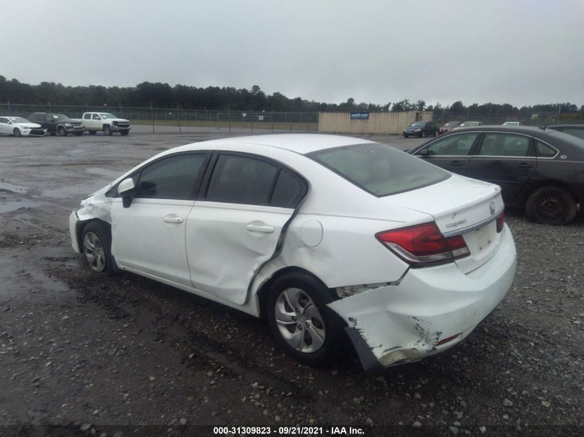 2013 HONDA CIVIC SDN LX 19XFB2F58DE048023