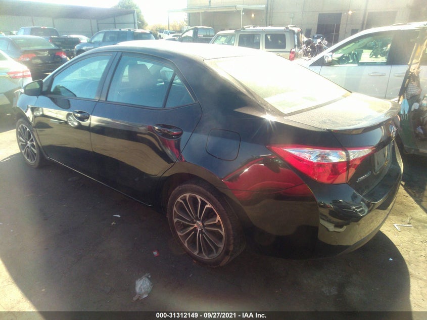2015 TOYOTA COROLLA VIN: 2T1BURHE7FC346417