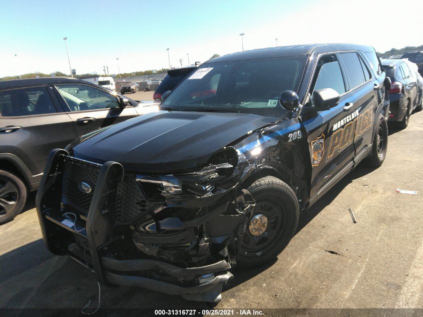 2020 FORD POLICE INTERCEPTOR 1FM5K8AB0LGD08534