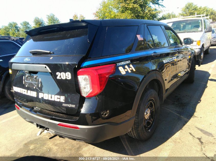 2020 FORD POLICE INTERCEPTOR 1FM5K8AB0LGD08534